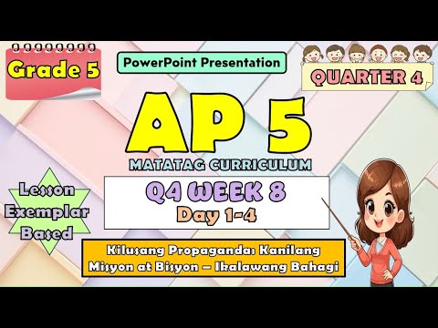 AP 5 Matatag Curriculum PowerPoint Presentation Quarter 4 Week 8 Day 1 ...