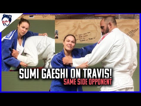 Ronda Shows You a Sumi Gaeshi Against  a Same Sided Opponent | Ronda's Dojo #58