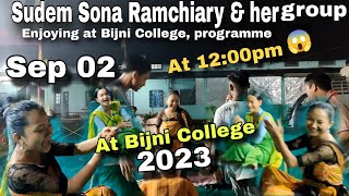 Sudem Sona Ramchiary & her group Enjoying at Bijni College @sudemsonaramchiary6076