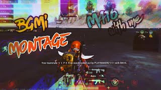 BGMI MONTAGE 😈ll M416 WITH ME👿 ll aksu gaming