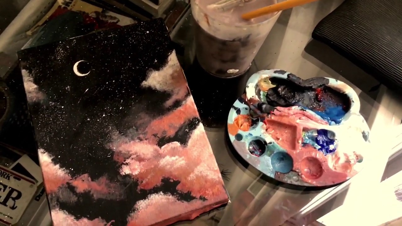 [TUTORIAL] Como pintar MINI PAISAGEM em Tinta ACRÍLICA | Lena Mao