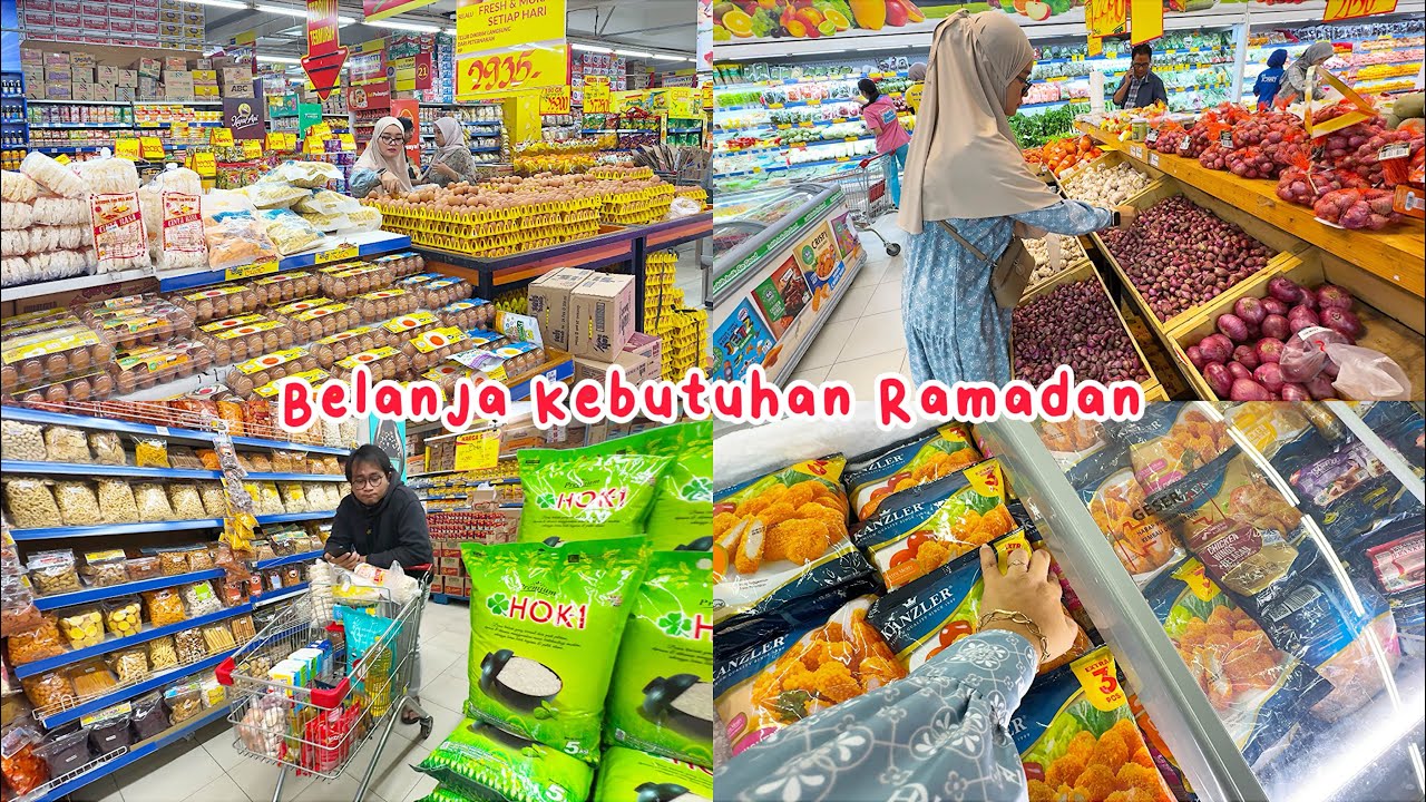 #RamadanVlog | Belanja Bulanan Kebutuhan Puasa Di Tahun Ini