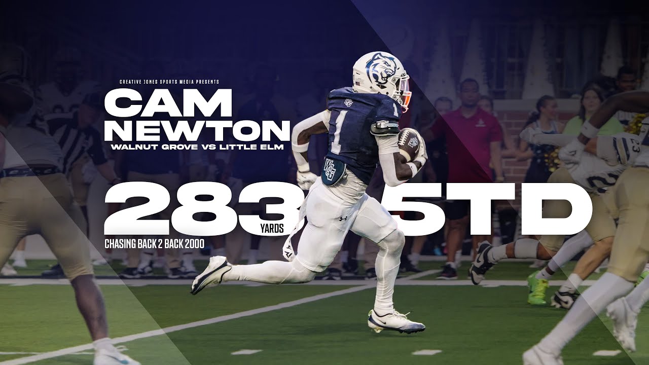 2025 Walnut Grove's Cam Newton vs Little Elm | Highlights | 5 TD's 283 yds | 😱
