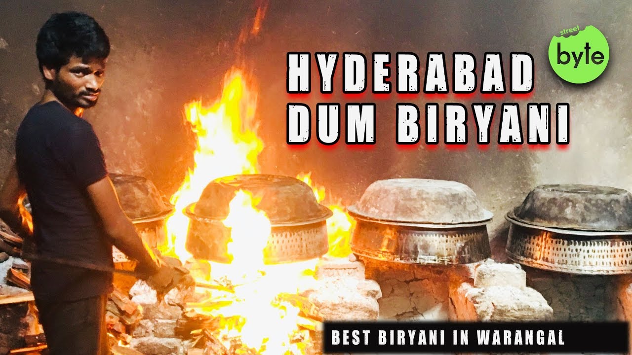 Amazing Chicken Dum Biryani Preparation | Biryani for 100 Rs | Best Biryani in Warangal | Street Byte