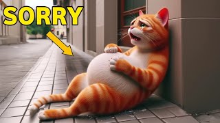 NO MONEY || SAD STORY || #cats #funny #viralvideo #catia #animation #cute #shortvideo