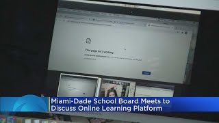 Miami-Dade School Board Meets To Discuss Online Learning Platform