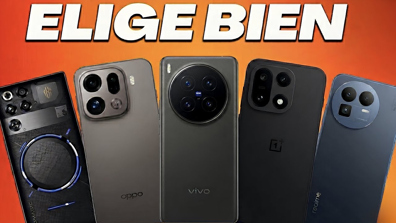 5 ALTERNATIVAS que SUPERAN al iPhone 17 Pro Max