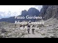 Escursione dal Passo Gardena al Rifugio Pisciadù.