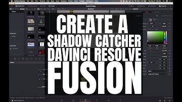 Creating a Shadow Catcher - Davinci Resolve Fusion