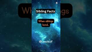 Famous When Siblings Bond... #siblings #bonding #shorts #facts #quotes #love Profile