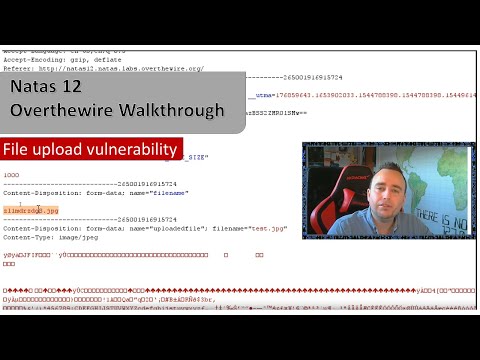 Understanding File Upload vulnerabilities - Natas12 - Overthewire.org - Walkthrough