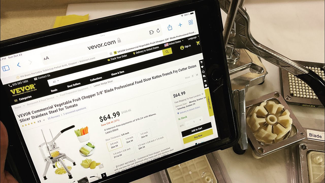 Honest Review Of The VEVOR Commercial French Fry Cutter / Awesome! 