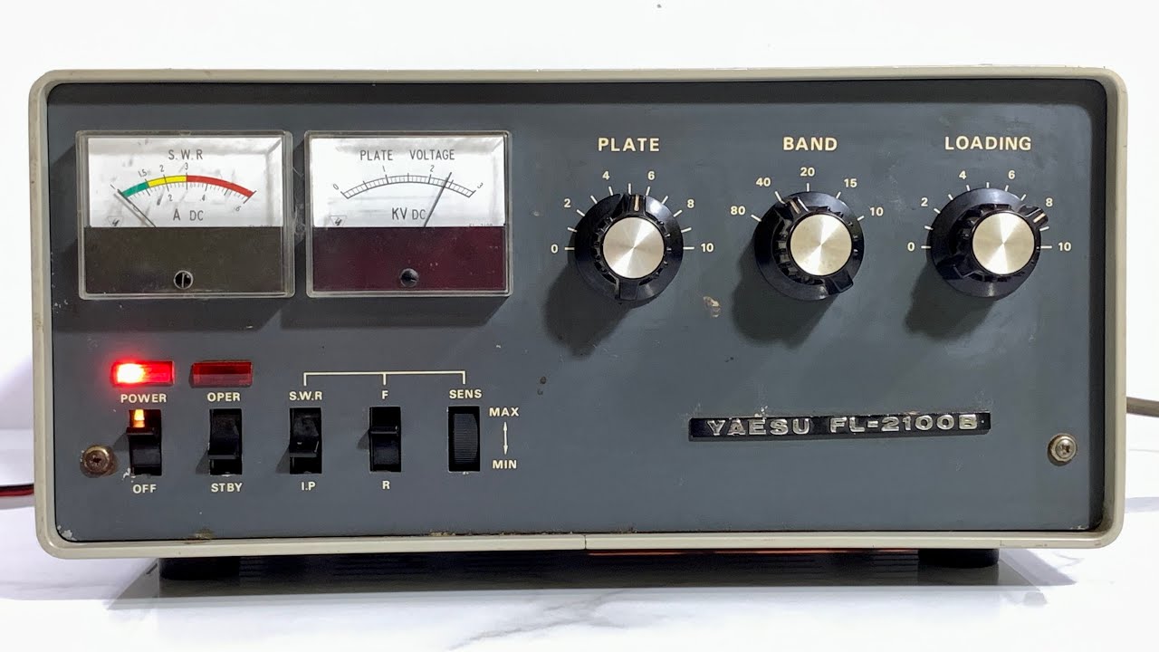 💢Yaesu FL-2100B Linear Amplifier 700W💢 - YouTube