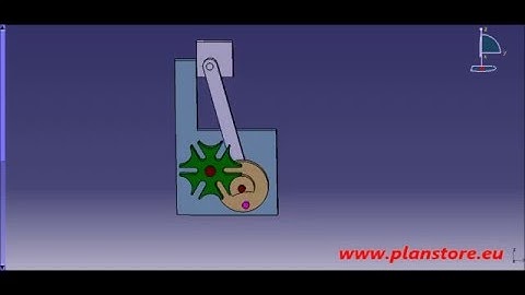 Geneva Mechanism Simulation Catia V5