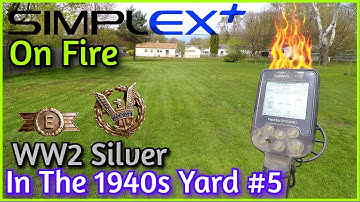 Nokta Simplex Still on Fire in The 1940s Yard #5