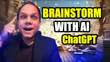 BRAINSTORMING WITH AI - NEVER GET WRITERS BLOCK AGAIN!