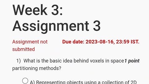 NPTEL Computer Graphics week3 Assignment3 answers #nptel #nptel2023 #nptelcourseanswers #nptelanswer
