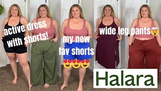 HALARA PLUS SIZE HAUL | MY FAV ACTIVE SHORTS TO DATE 👏 + DRESSES WITH SHORTS!