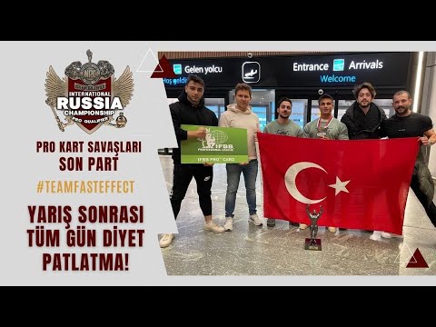 YARIŞMA SONRASI RUSYA’DA TÜM GÜN DİYET PATLATMA | RUSYAYI GEZDİK | PRO KART YOLUNDA SON BÖLÜM