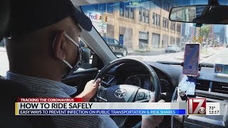 How to ride public transportation, rideshares safely