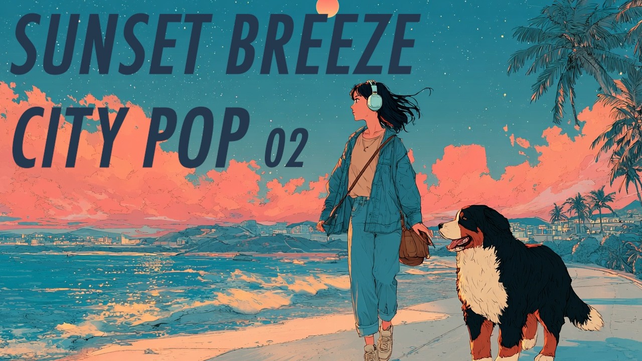 Sunset Breeze City Pop | 夏の終りの海岸線｜Japanese City Pop
