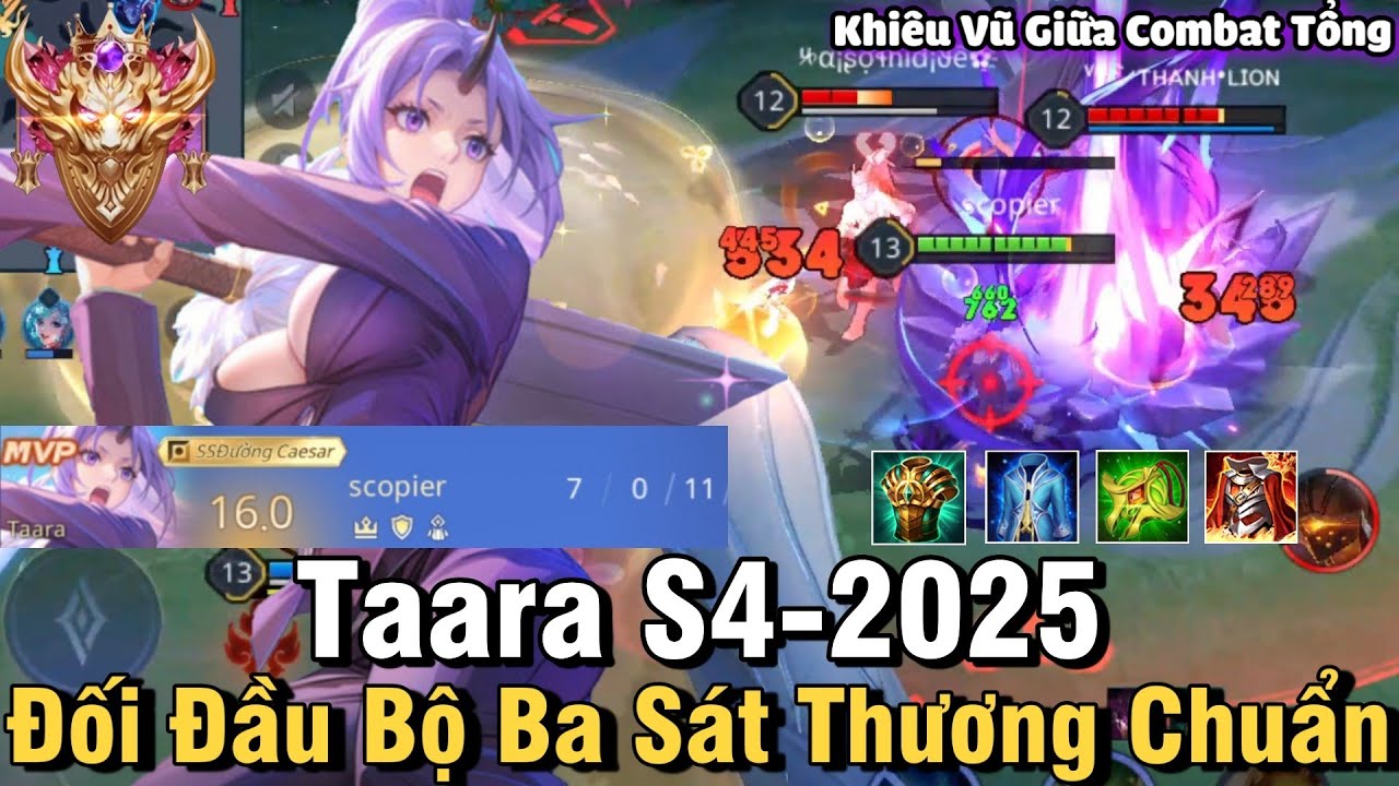 Taara S4-2025 Liên Quân Mobile | Cách Chơi, Lên Đồ, Phù Hiệu, Bảng Ngọc Cho Taara S4 2025 Đi Top