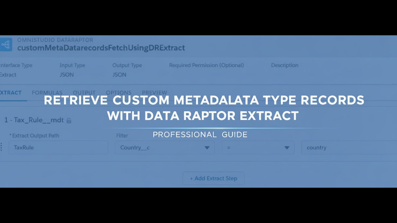 OS47: RETRIEVE CUSTOM METADATA TYPE RECORDS WITH DATA RAPTOR EXTRACT ...