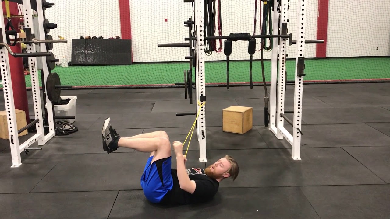 Dead Bug Anti Rotation Press - YouTube