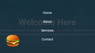 Responsive hamburger menu step by step using HTML and CSS