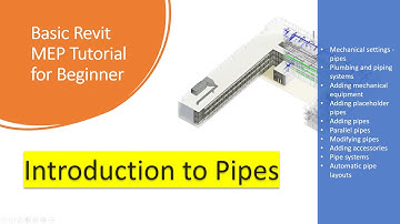 Revit MEP Tutorial 21:Introduction to pipe system in Revit MEP Project