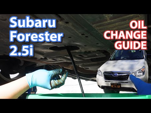 Save Money with this 2014-2018 Subaru Forester 2.5i PZEV Oil Change DIY Tutorial