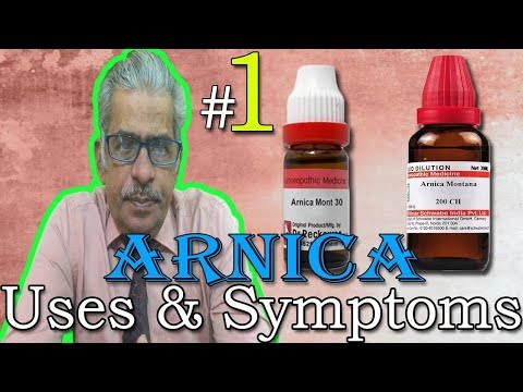 Arnica in Hindi (Part 1) - Uses & Symptoms in Homeopathy by Dr P. S. Tiwari