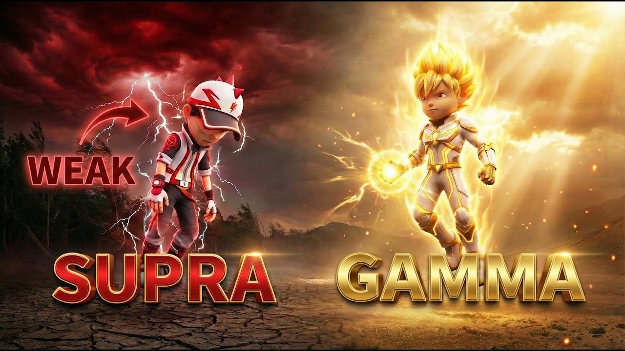 😱 BoBoiBoy Supra vs Gamma!!!