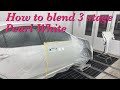 Blending 3 stage pearl white with axalta