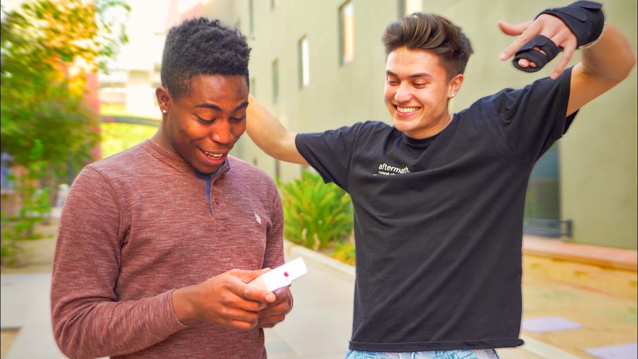 Finding the Worst Phone on Campus and Giving Them an iPhone 12!, on YouTube