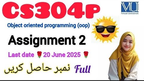 CS304P ASSIGNMENT 2 SOLUTION 2025||CS304P ASSIGNMENT 2 2025 #cs304p