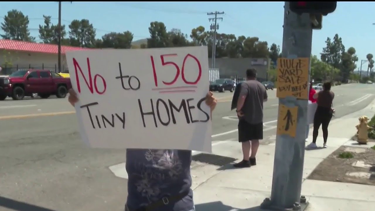 Spring Valley protesters call on SD County to scrap homeless shelter ...