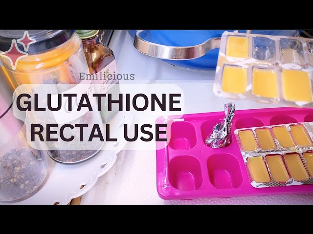 how to make glutathione suppositories Glutathione Suppositories DIY