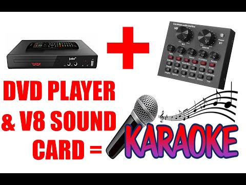 Video: Een Microfoon Aansluiten Op Dvd-karaoke