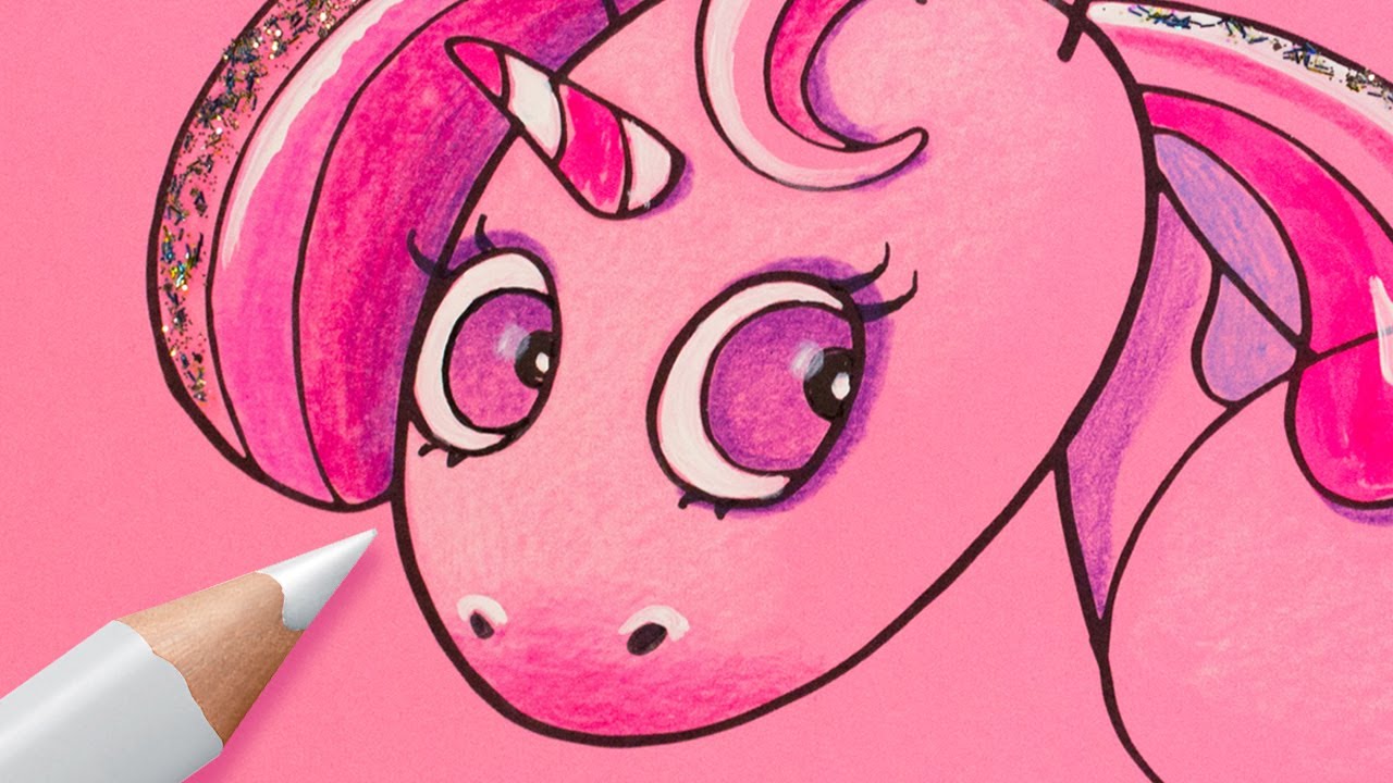 How to Draw a Unicorn | Learn to Draw Cute Animals - for Kids
