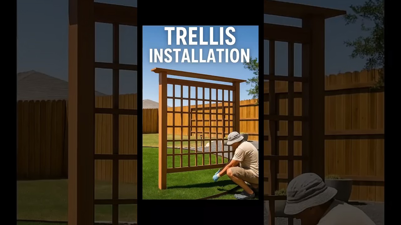 Transform your backyard with a beautiful trellis installation! Home Repair Service  FixitRocket