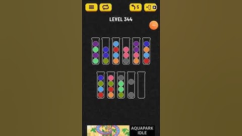Ball sort puzzle level 344