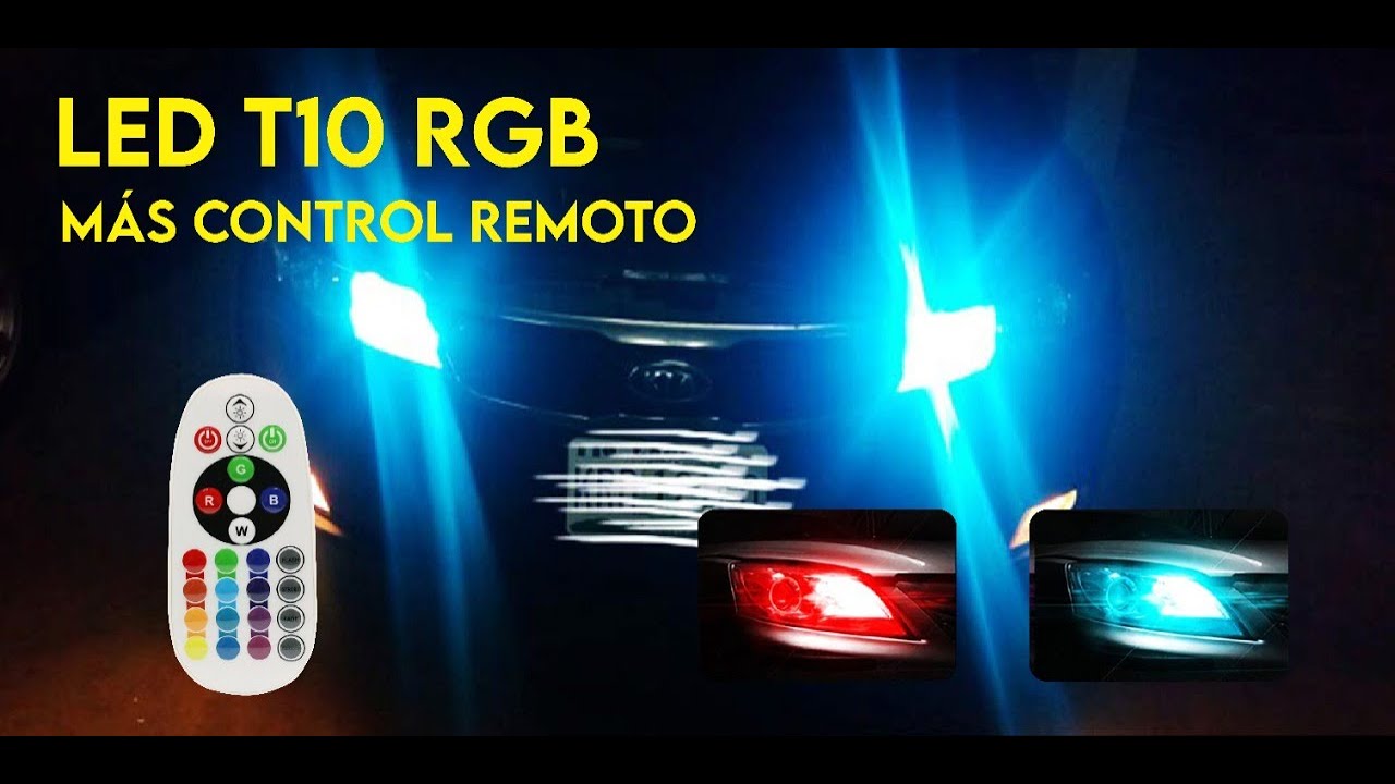 Fernbedienung Auto Innenraum RGB LED Auto Leselampe DC 12V T10