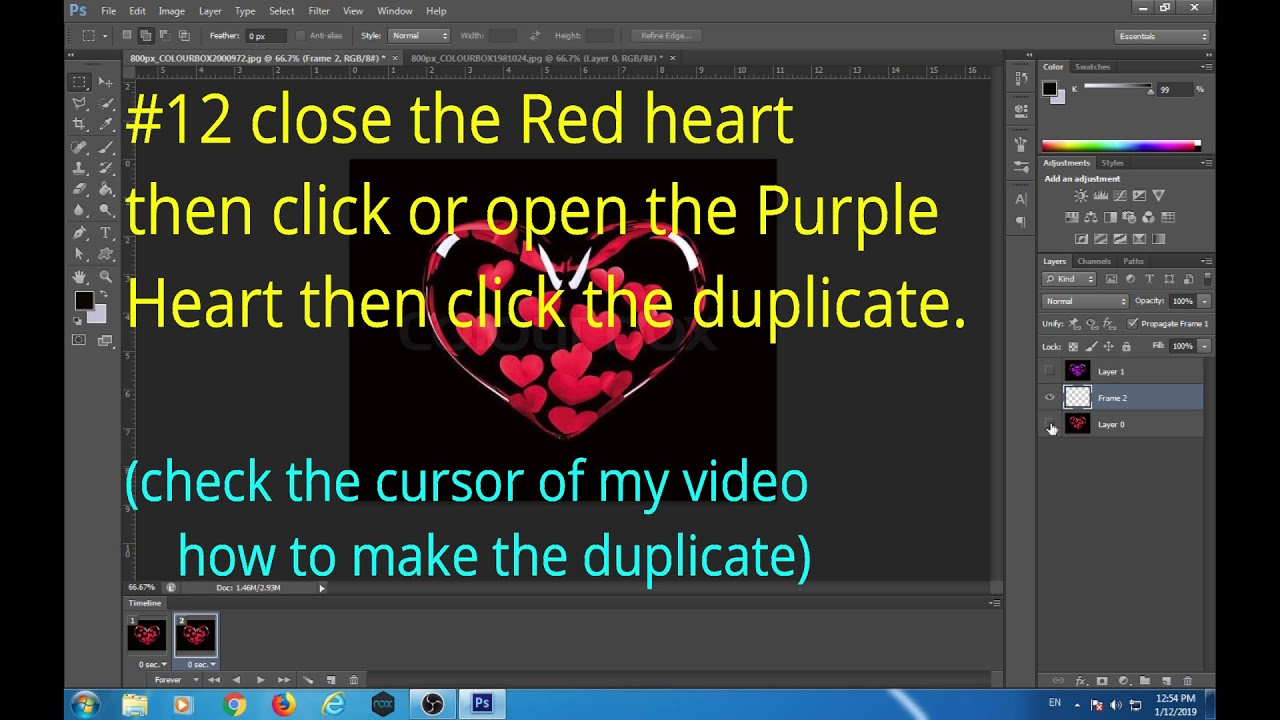 How to make a GIF in photoshop CS6 ( for beginner 2019) - YouTube