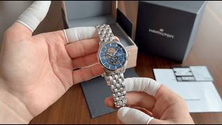 Mechanical Beauty Revealed Through a Blue Skeleton Dial / Hamilton Jazzmaster Skeleton H42535141