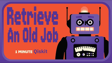 How can I Retrieve an old Job from IBM Quantum? 1 Minute Qiskit