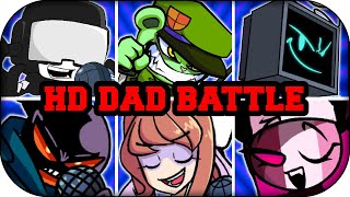 ❚HD Dad Battle B3 but Everyone Sings It ❰HD Dadbattle but Every Turn a Different Cover❙By Me❱❚ Resimi