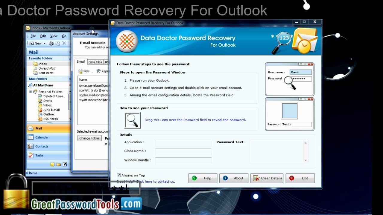 How To Restore Forgotten Password From Outlooks 2007 YouTube how-to-restore-forgotten-password-from-outlooks-2007-youtube