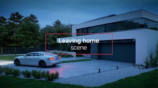 What is a smart home? Scene: leaving the Grenton Smart Home