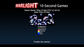 10-Second WarLight Game